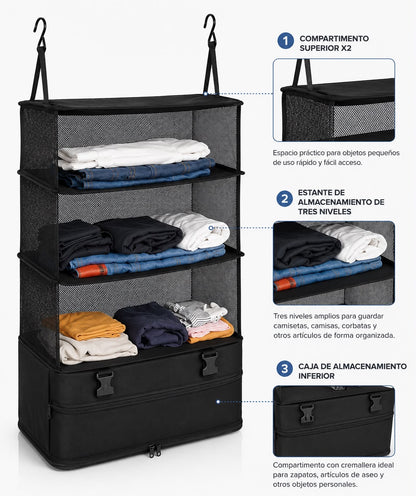 Suitpack I Organizador colgante para maleta 6 en 1.